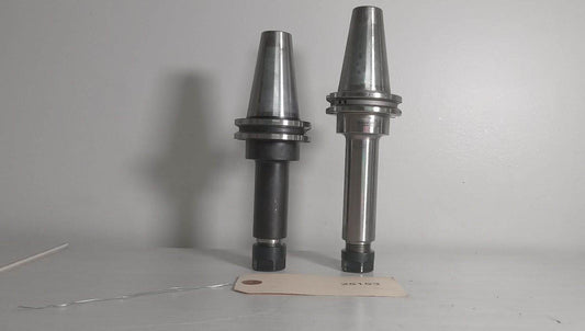 2x Extended Length ER16 Tool Holders Cat40 Erickson Accupro