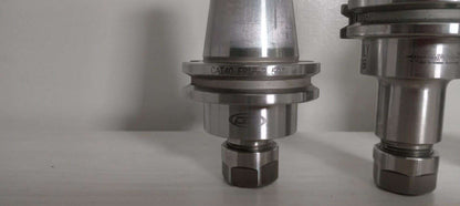 Lot of 3 Tool Holders Cat40 SYIC GS Accupro ER16 1" Weldon Flat