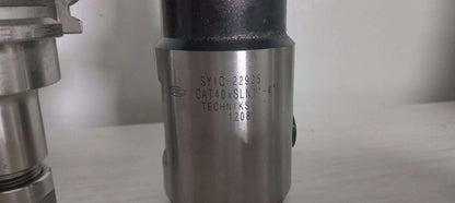 Lot of 3 Tool Holders Cat40 SYIC GS Accupro ER16 1" Weldon Flat