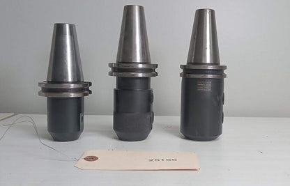 3x Cat 40 Tool Endmill Holders Weldon 1.25" 0.75"  Kingston Kennametal Ultradex