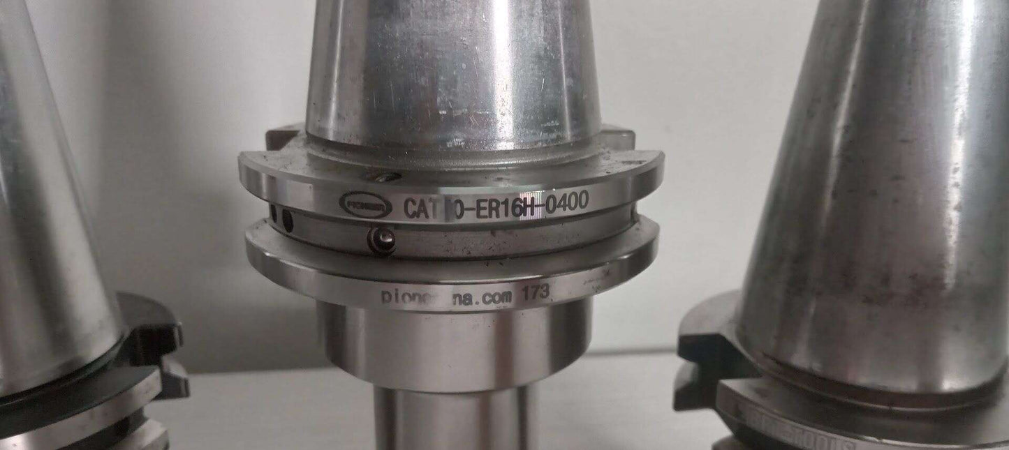 3X ER16 CAT40 CAT 40 TAPER TOOL HOLDERS PIONEER BRT-TOOLS KINGSTON