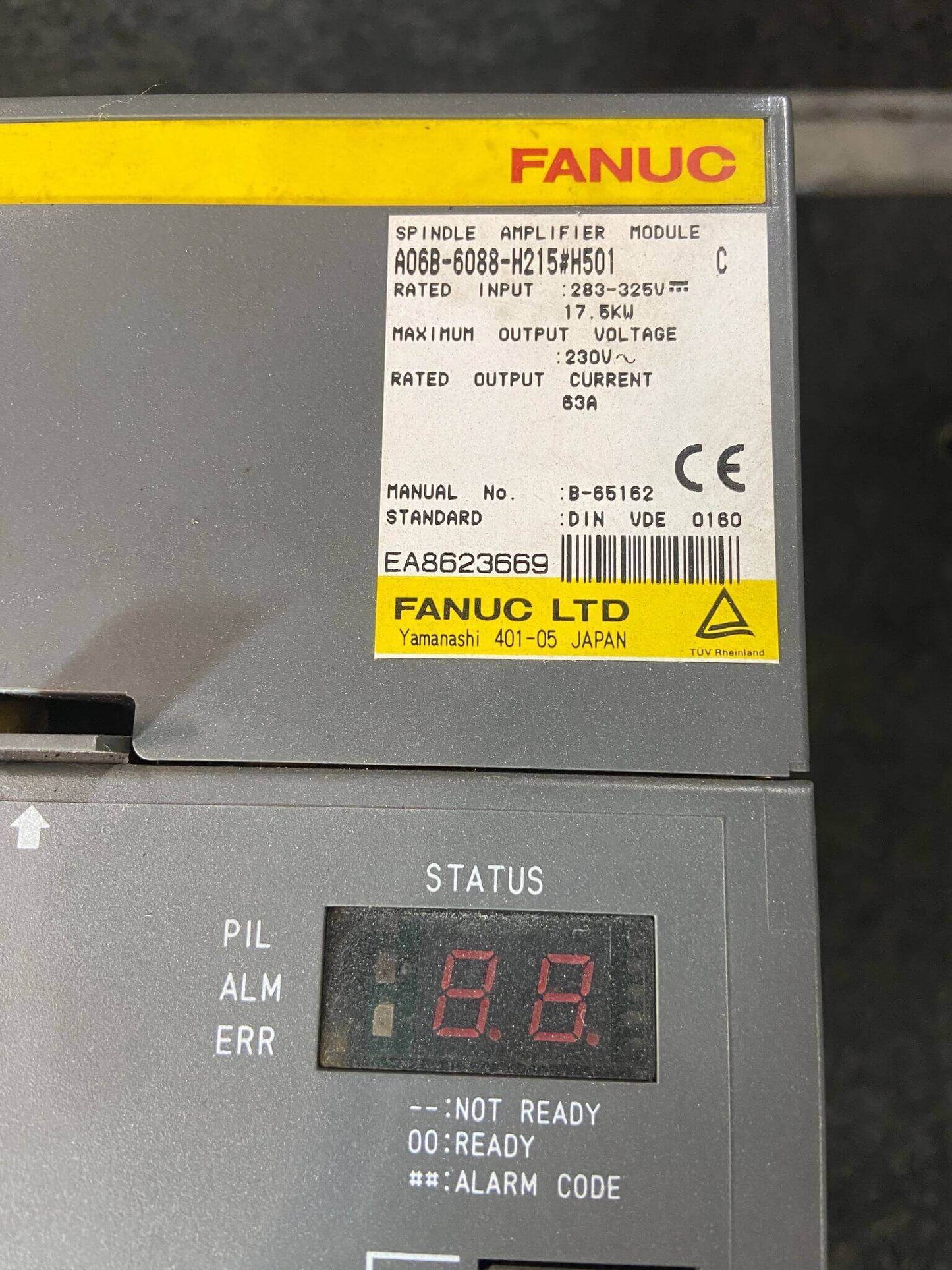 FANUC A06B-6088-H215#H501 Series Module C Spindle Amp Amplifier