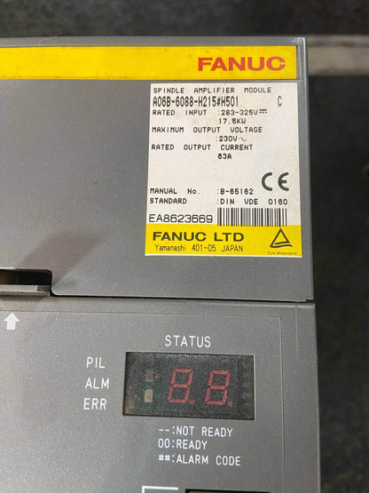 FANUC A06B-6088-H215#H501 Series Module C Spindle Amp Amplifier