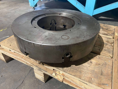 The Skinner Chuck Co.  Made In USA  25 7/8" Chuck w/ 11 7/8" Through Hole 4 Jaw 26"