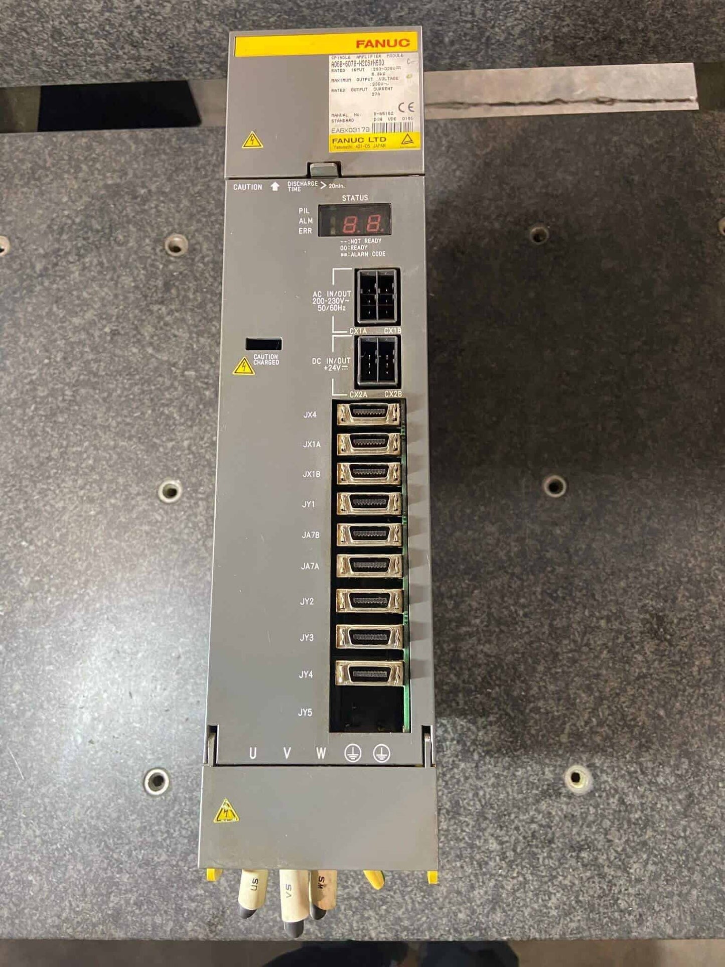 FANUC A06B-6078-H206#H500 Module Series C Spindle Amp Amplifier