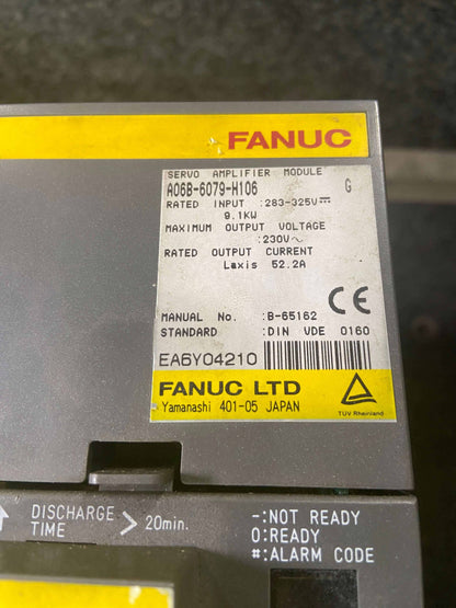 FANUC A06B-6079-H106 Series Module G Servo Amp Amplifier