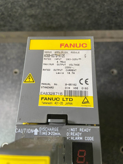 FANUC A06B-6079-H105 Module Series G Servo Amp Amplifier