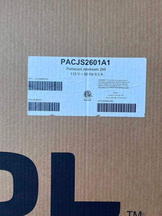 Portacool Jetstream 260 PACJS2601A1 Swamp Cooler New in Box Evaporative Cooler