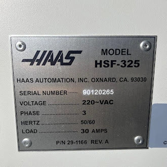 HAAS HSF-325